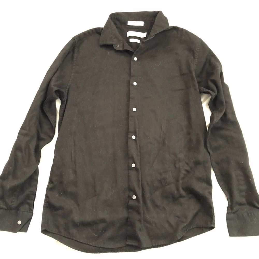 Black Calvin Klein Dress Shirt